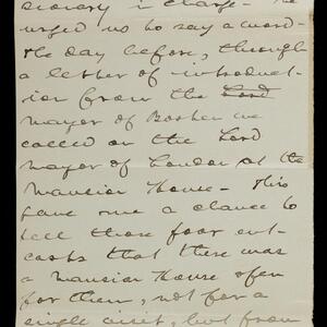 a page of handwritten text