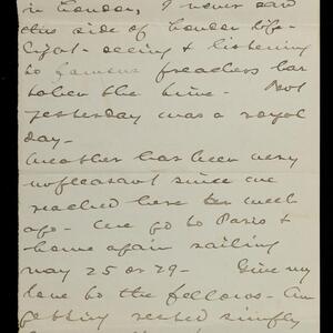 a page of handwritten text