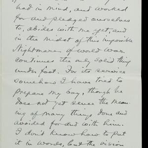 a page of handwritten text