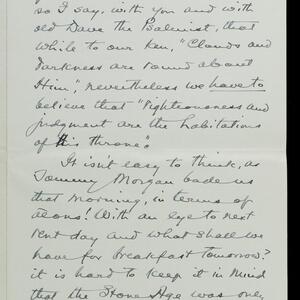 a page of handwritten text