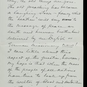 a page of handwritten text