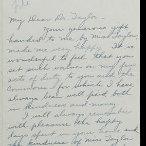 a page of handwritten text