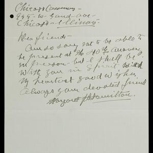 a page of handwritten text