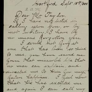 a page of handwritten text