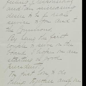 a page of handwritten text