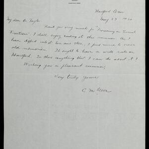 a page of handwritten text