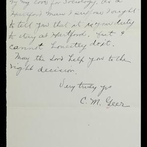 a page of handwritten text