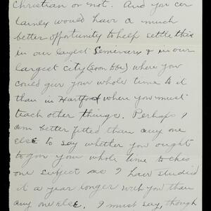 a page of handwritten text