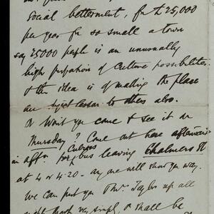 a page of handwritten text