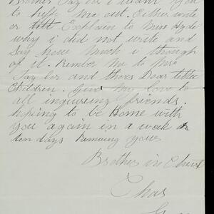 a page of handwritten text