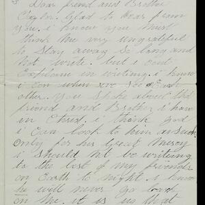 a page of handwritten text