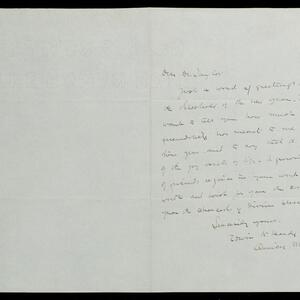 a page of handwritten text