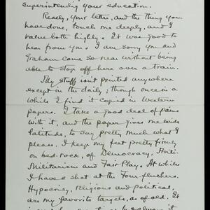 a page of handwritten text