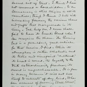 a page of handwritten text