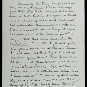 a page of handwritten text