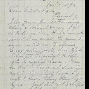 a page of handwritten text