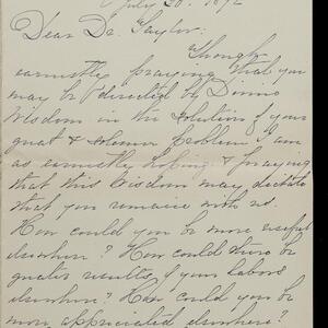 a page of handwritten text