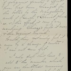 a page of handwritten text