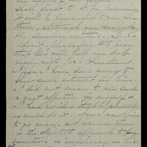 a page of handwritten text