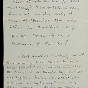 a page of handwritten text