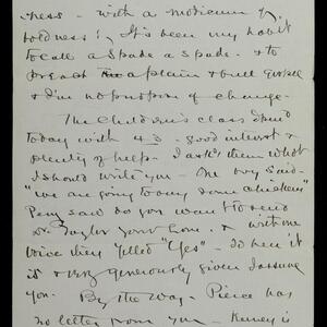 a page of handwritten text