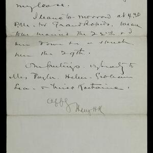 a page of handwritten text