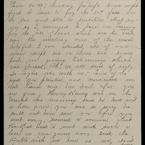 a page of handwritten text