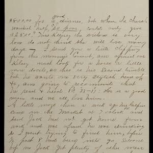 a page of handwritten text