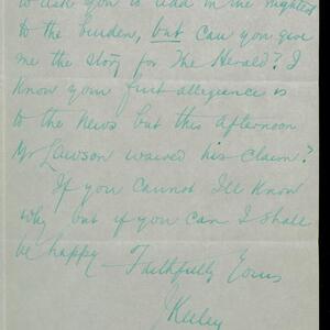 a page of handwritten text