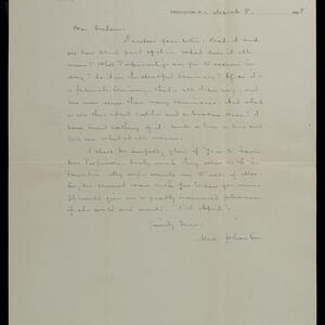 a page of handwritten text