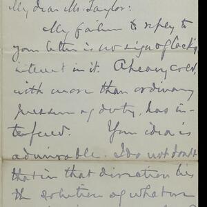 a page of handwritten text