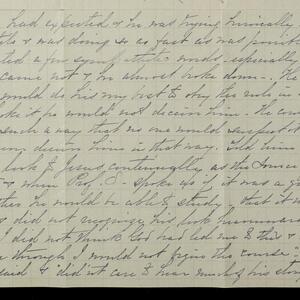 a page of handwritten text