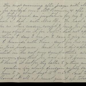 a page of handwritten text
