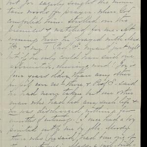a page of handwritten text