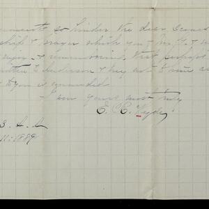 a page of handwritten text