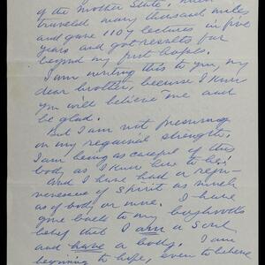 a page of handwritten text