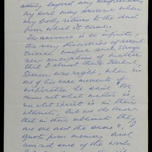 a page of handwritten text