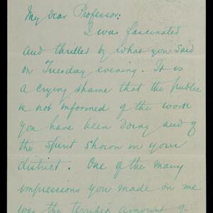 a page of handwritten text