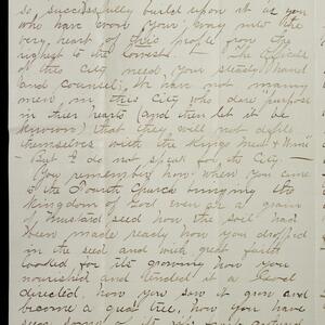 a page of handwritten text