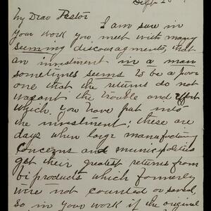 a page of handwritten text