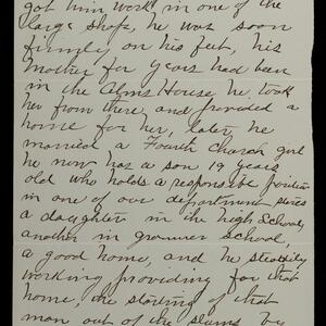 a page of handwritten text