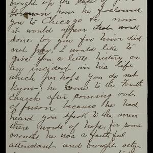 a page of handwritten text