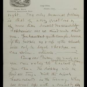a page of handwritten text
