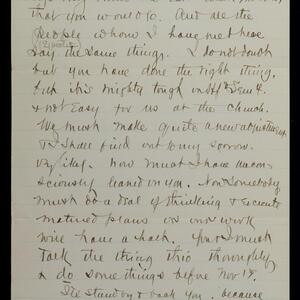a page of handwritten text