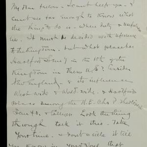 a page of handwritten text