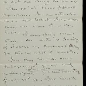 a page of handwritten text