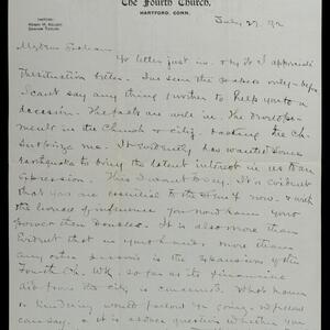 a page of handwritten text