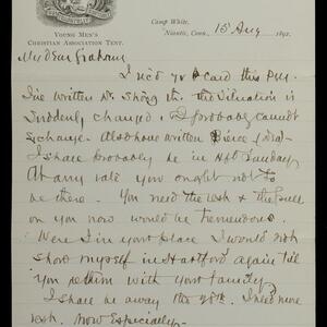 a page of handwritten text
