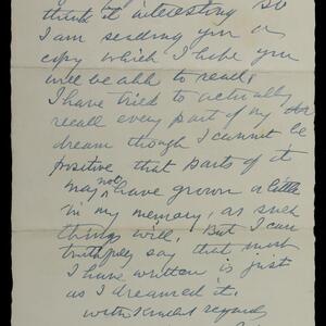 a page of handwritten text