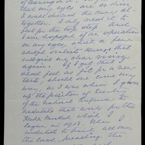 a page of handwritten text